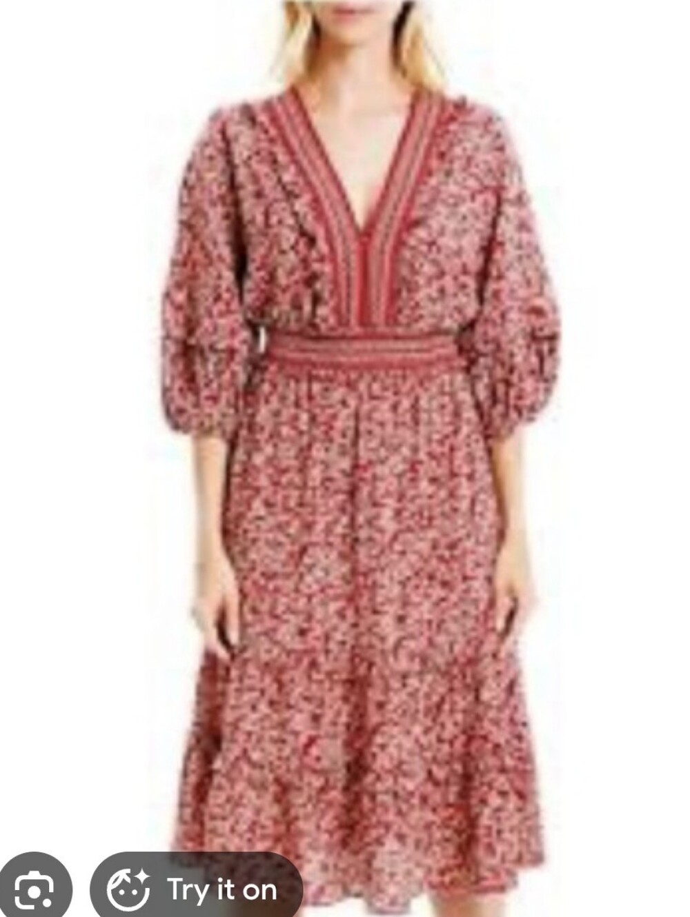 NWT Max Studio Peasant Dress, XS